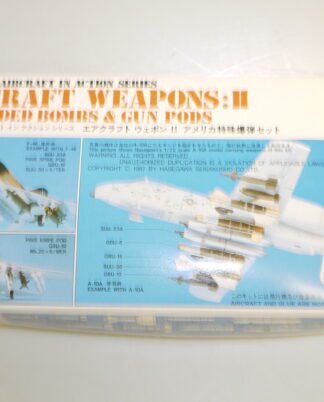 1:72 Hasegawa X72-2 Aircraft Weapons II, neu/ovp