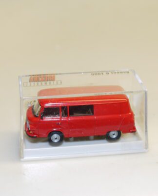 1:87 Brekina 30215 Barkas B1000 teilverglast rot, neu