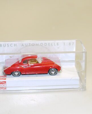 1:87 Busch 43100 Borgward Isabella Coupé rot, neuw./ovp