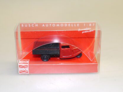 1:87 Busch 89103 Tempo Dreirad dkl.rot, neuw./ovp