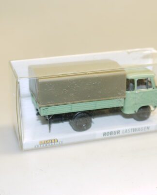 1:87 Brekina 30506 Robur LO2500 Pritsche/Plane hellgrün, neu