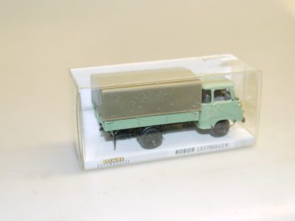 1:87 Brekina 30506 Robur LO2500 Pritsche/Plane hellgrün, neu