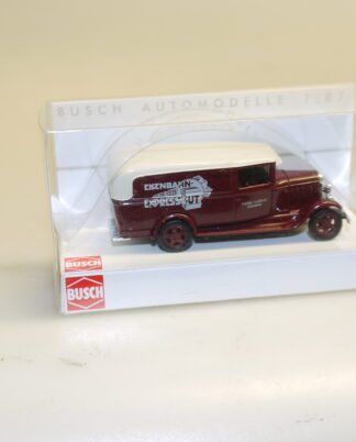 1:87 Busch 47723 Ford Model AA Eisenbahn Expressgut, neu