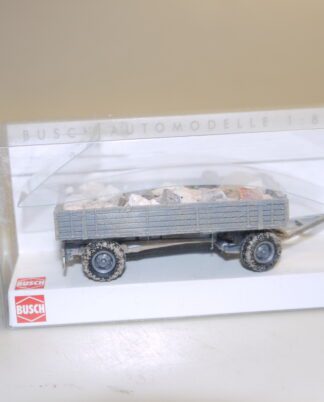 1:87 Busch 44920 Anhänger mit Ladung: Geröll, neuw./ovp