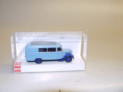 1:87 Busch 51851 Robur Garant Kleinbus hellblau, neuw./ovp