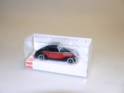 1:87 Busch 40501 MB 170S Cabrio rot/schwarz, neu