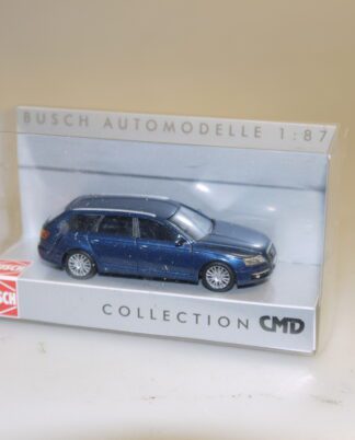 1:87 Busch CMD 49655 Audi A6 Avant blau-met., neu