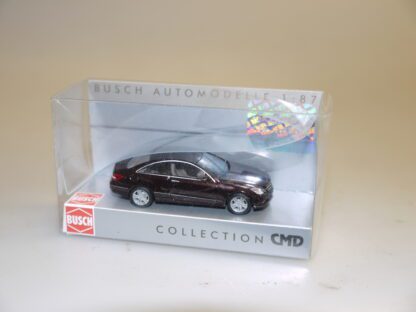 1:87 Busch CMD 41657 MB E-Klasse Coupé dkl.braun-met., neu