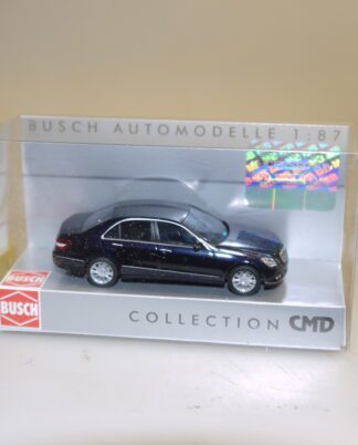 1:87 Busch CMD 44205 MB E-Klasse dkl.blau-met., neu
