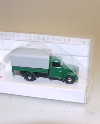 1:87 Busch 52350 Framo Pritsche grün, neu