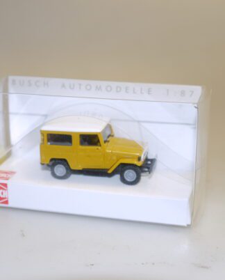 1:87 Busch 43000 Toyota Land Cruiser kurz, gelb, neuw./ovp