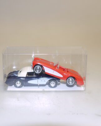 1:87 Busch 45409 2 Stück (!) Chevrolet Corvette rot/schwarz, neuw./ovp