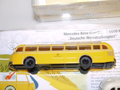 1:87 Brekina 50519 MB O-6600H Überlandbus Weinstraßenpost, neuw./Fremd-Vp