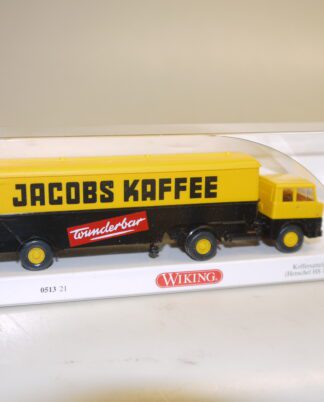 1:87 Wiking 0513 21 Henschel Koffer Sz Jacobs Kaffee, neuw./OVP