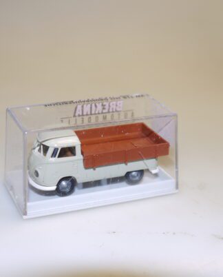 1:87 Brekina 32930 VW T1 Pritsche grau/Auflieger braun, neu