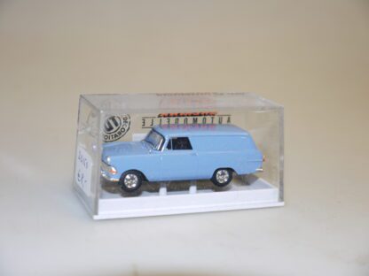 1:87 Brekina 20150 Opel Rekord P2 Lieferwagen blau/grau, neuw./ovp