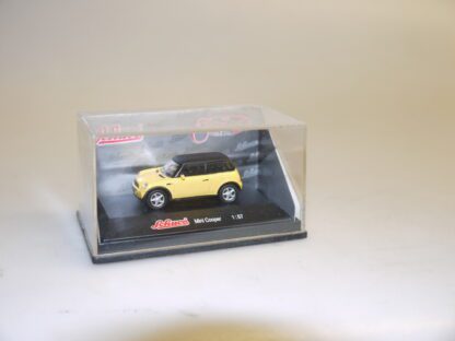 1:87 Schuco 21600 Mini Cooper gelb/schwarz, neuw./ovp