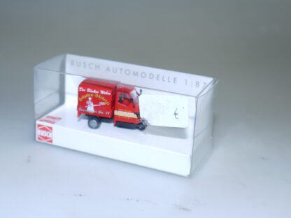 1:87 Busch 48458 Piaggio Ape 50 Bäckerei, neuw./ovp
