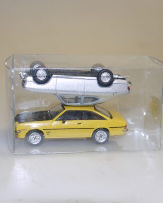 1:87 Herpa 024389 2x Opel: Manta B gelb + Kadett Coupé silber, neuw./ovp