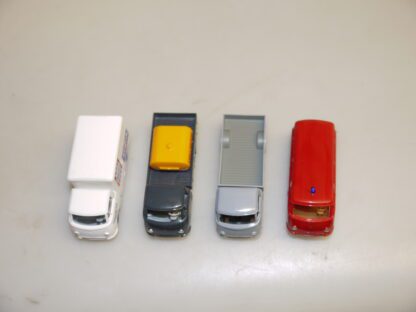 1:87 epoche 4 x Tempo Matador Langnese/Heizöl/Freiw.Fw/Pritsche grau, gebraucht/top in Fremd-Vp – Bild 2