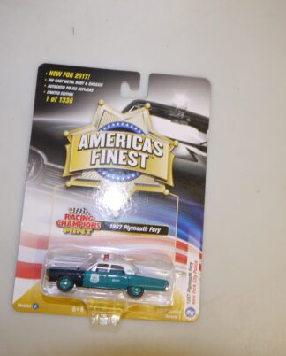 1:64 Racing Champions RC003 1967 Plymouth Fury NYPD, neuw./ovp