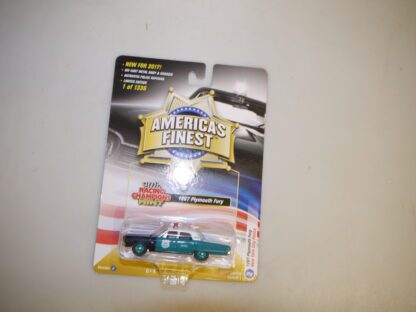 1:64 Racing Champions RC003 1967 Plymouth Fury NYPD, neuw./ovp