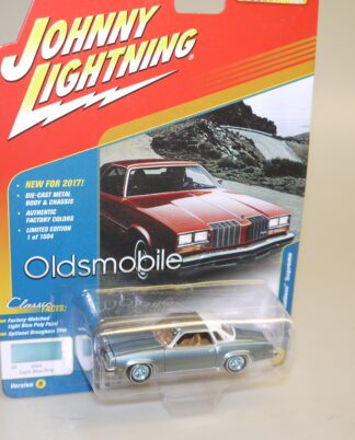 1:64 Johnny Lightning JLCG003 Classic Gold 1977 Olds Cutlass Supreme blau-met., neuw./ovp
