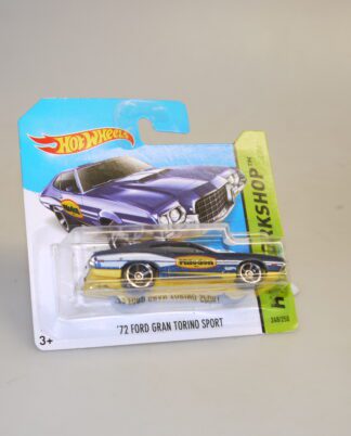 1:64 Hot Wheels BFF24 Ford '72 Grant Torino Sport blau, neuw./ovp