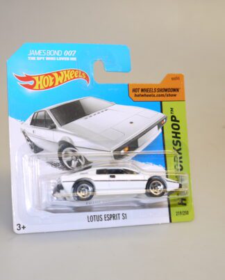 1:64 Hot Wheels CFG74 007 Lotus Esprit S1 weiß, neuw./ovp