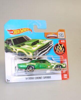 1:64 Hot Wheels DHR09 '69 Dodge Coronet Superbee, neuw./ovp