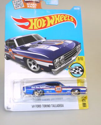 1:64 Hot Wheels DHR27 '69 Ford Torino Talladega, neuw./ovp