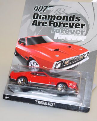 1:64 Hot Wheels 007 CGB73 '71 Mustang rot, neuw./ovp