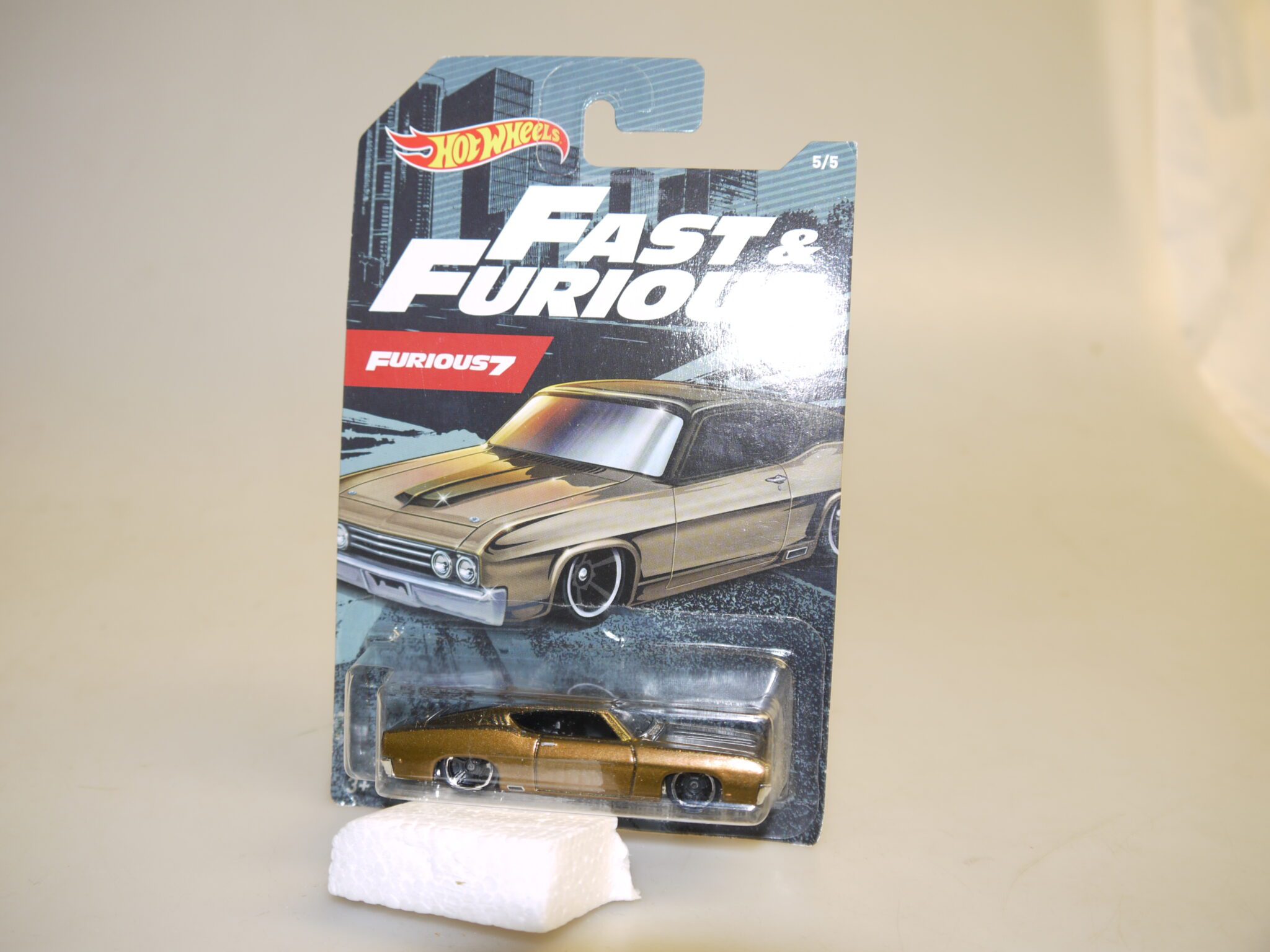1:64 Hot Wheels GJV61 '69 Ford Torino Talladega gold-met, neuw./ovp