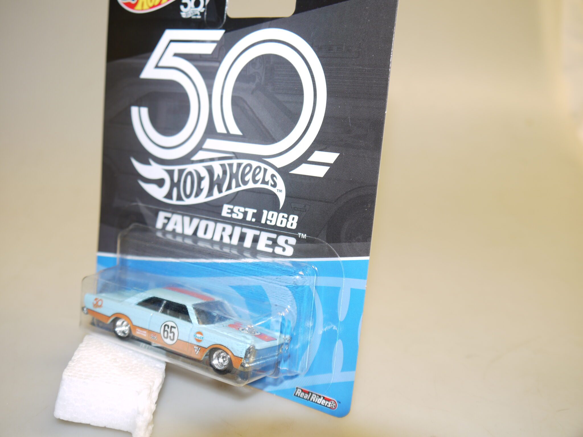 1:64 Hot Wheels FLF45 50th Anniversary '65 Ford Galaxie, neuw./ovp