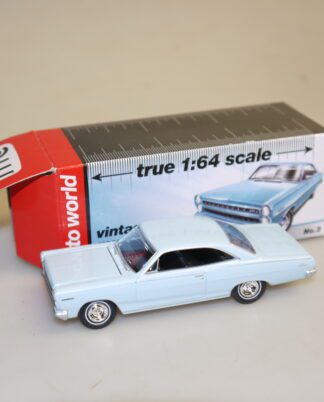 1:64 Auto World 1966 Mercury Comet Caliente blau-met., neuw./ovp
