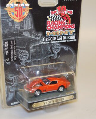 1:64 Racing Champions 98100 1969 Chevy Corvette orange-rot, neuw./ovp