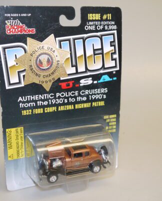 1:64 Racing Champions 04700-08124 1932 Ford Coupé Arizona Highway Patrol, neuw./ovp
