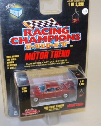 1:64 Racing Champions 08100-08161 1960 Chevy Corvair dkl.rot, neuw./ovp
