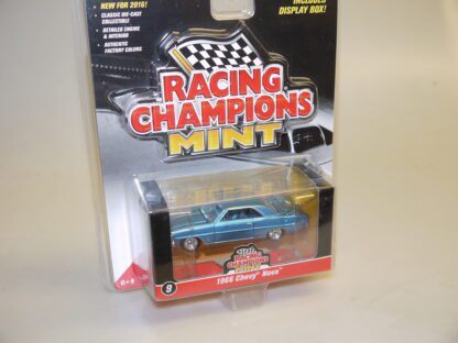 1:64 Racing Champions RC002 '66 Chevy Nova blau-met., neuw./ovp