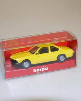 (2000) 1:87 Herpa Somo BMW 633 Csi gelb, neuw./ovp