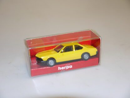 (2000) 1:87 Herpa Somo BMW 633 Csi gelb, neuw./ovp