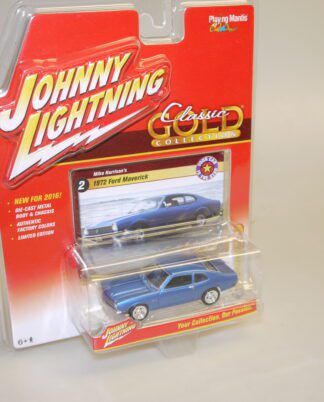 1:64 Johnny Lightning JLCG001 1972 Ford Maverick blau-met., neuw./ovp