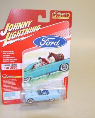 1:64 Johnny Lightning JLCG023 1956 Ford Thunderbird hellblau, neuw./ovp
