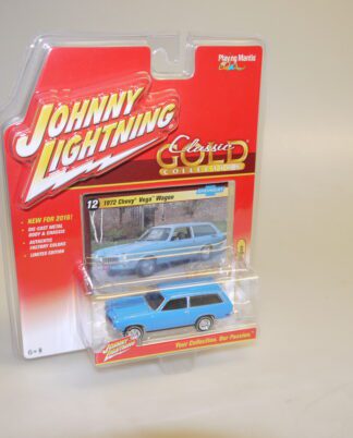 1:64 Johnny Lightning JLCG002/12 1972 Chevy Vega blau, neuw./ovp