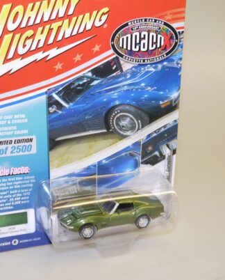 1:64 Johnny Lightning JLMC016 1972 Chevy Corvette dkl.grün.met. , neuw./ovp
