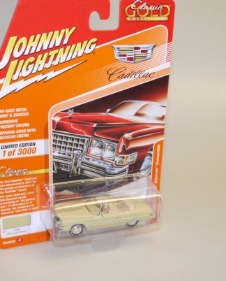 1:64 Johnny Lightning JLCG021 1973 Cadillac Eldorado harvest yellow, neuw./ovp