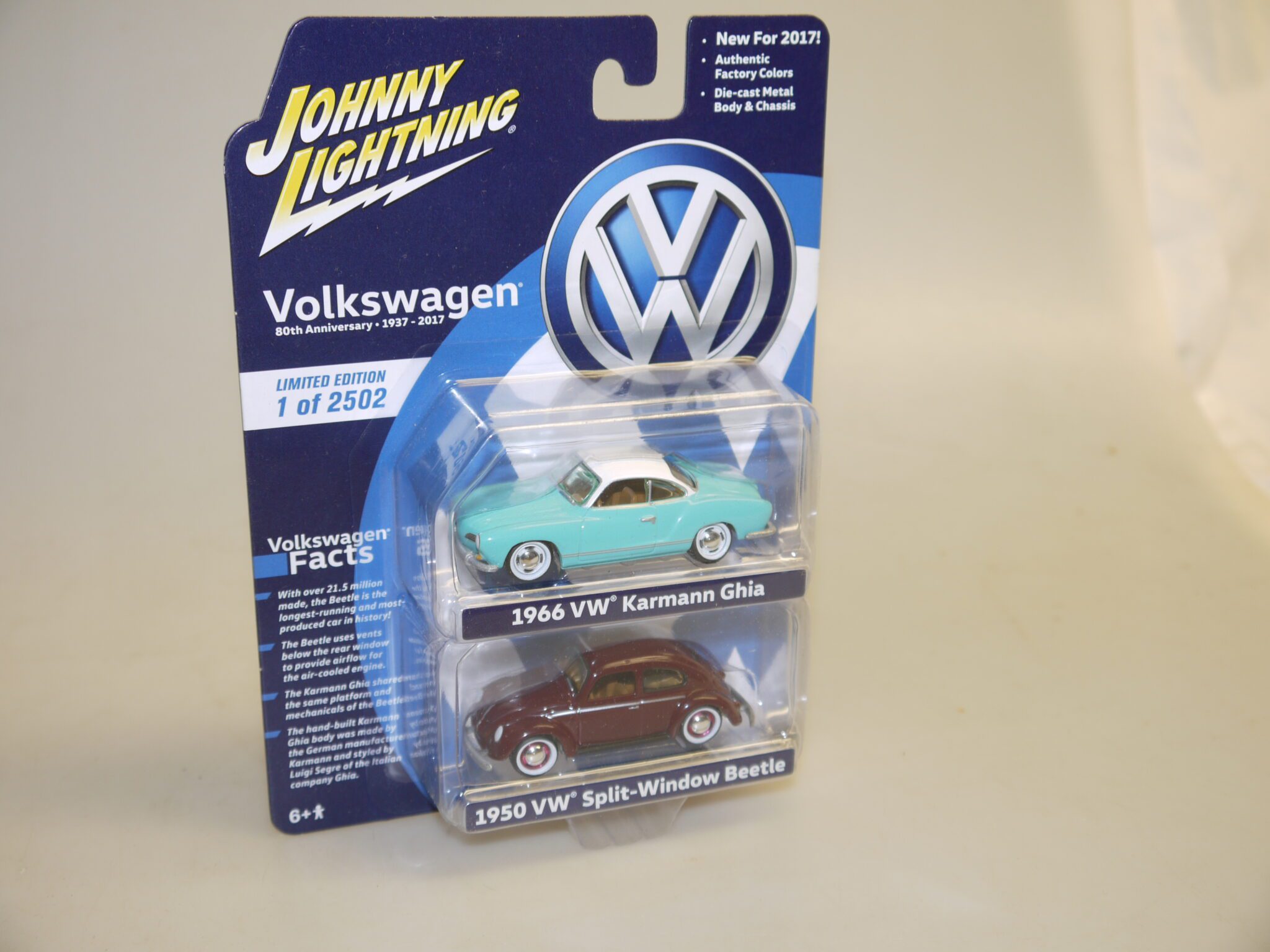 1:64 Johnny Lightning JLPK001 Brezelkäfer + Karmann Ghia, neuw./ovp