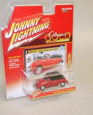 1:64 Johnny Lightning JLCG001 VW Käfer Cabrio rot, neuw./ovp