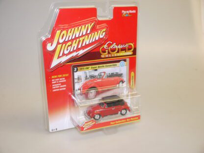1:64 Johnny Lightning JLCG001 VW Käfer Cabrio rot, neuw./ovp