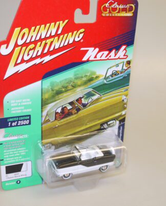 1:64 Johnny Lightning JLCG014 Nash Metropoliton schwarz/weiß, neuw./ovp